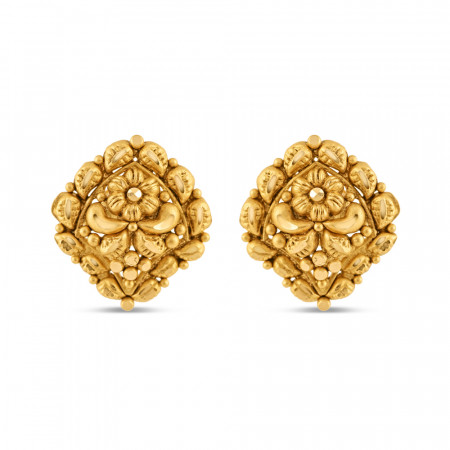 22ct Gold Antique Stud Earring 22ct Gold Antique Stud Earring