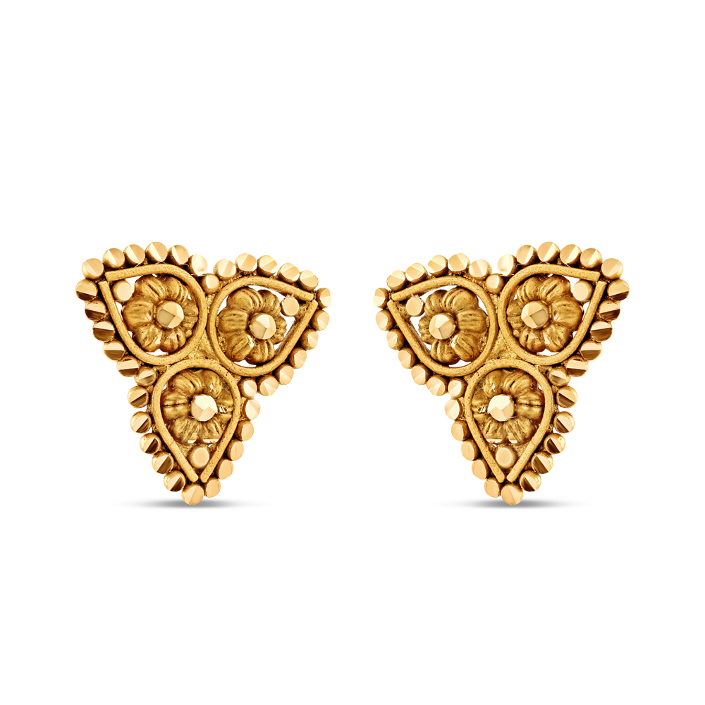 قرط ذهبي عيار 22 قيراط من الذهب العتيق قرط ذهبي عيار 22 قيراط من الذهب العتيق