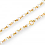 22 Ayar Altın İnci Mala | 17 İnç | 3,5 mm 22 Ayar Altın İnci Mala | 17 İnç | 3,5 mm