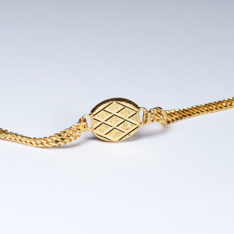 سوار الطفل من الذهب عيار 22 قيراط | 5.75 بوصة سوار الطفل من الذهب عيار 22 قيراط | 5.75 بوصة