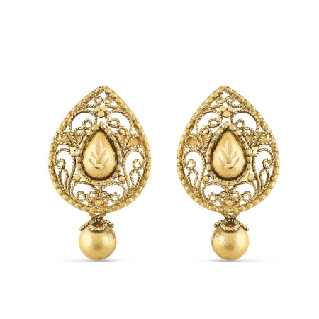 Antique Stud Earring in 22 carat Gold Antique Stud Earring in 22 carat Gold