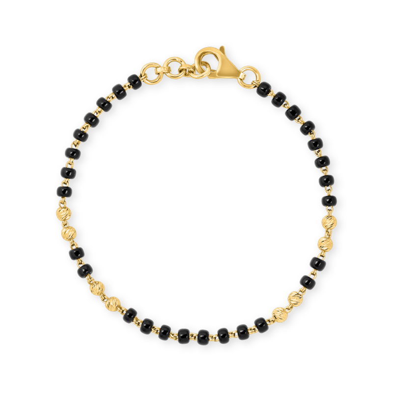 22 Ayar Altın Bebek Boncuk Bileklik | 6 İnç 22 Ayar Altın Bebek Boncuk Bileklik | 6 İnç