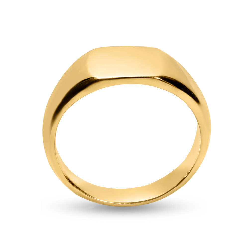 22ct Gold Signet Ring for Gents | Engravable