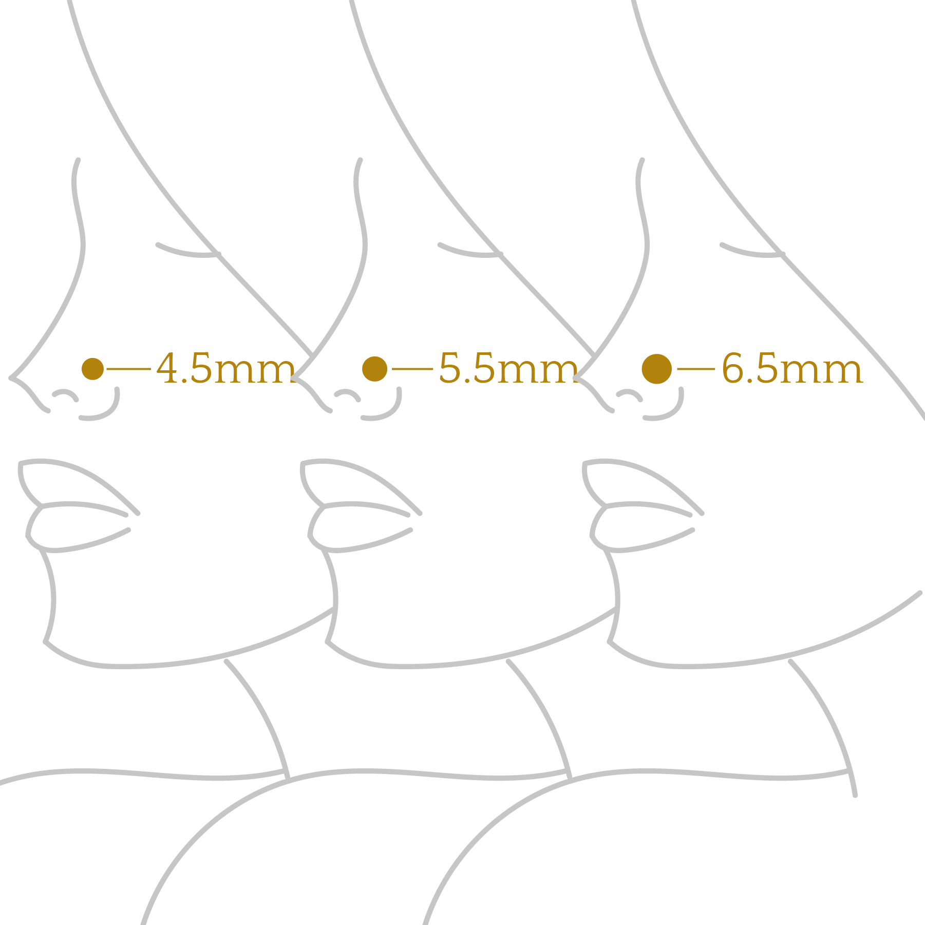 18 Ayar Altın | CZ Burun İğnesi Saplaması | 5mm Çap 18 Ayar Altın | CZ Burun İğnesi Saplaması | 5mm Çap