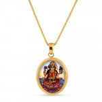 22 Ayar Altın Kalp Şeklinde Lakshmi Kolye 22 Ayar Altın Kalp Şeklinde Lakshmi Kolye