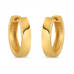 Bayanlar İçin 22 Ayar Altın Düz Halka Küpe | 11,5 mm Bayanlar İçin 22 Ayar Altın Düz Halka Küpe | 11,5 mm