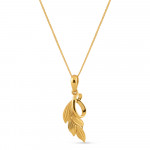 22ct Gold Blatt Form Fancy Anhänger für Damen