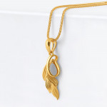 22ct Gold Blatt Form Fancy Anhänger für Damen