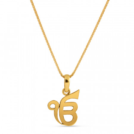 22 Carat Gold Ek Onkar Pendant 22 Carat Gold Ek Onkar Pendant