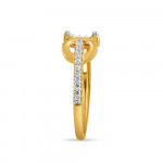 22 Ayar Altın CZ Taşlı Bayan Yüzük | M Beden