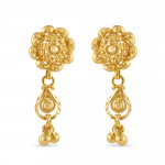 22ct Gold Drop Earring | Jali Collections