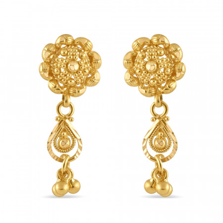 22ct Gold Drop Earring | Jali Collections 22ct Gold Drop Earring | Jali Collections