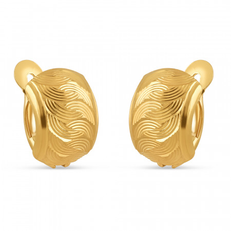 22ct Gold Ladies Creole Hoop Earring