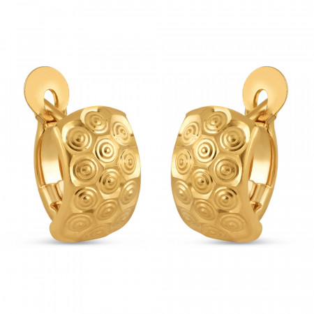 22ct Gold Fancy Creole Hoop Earring 22ct Gold Fancy Creole Hoop Earring