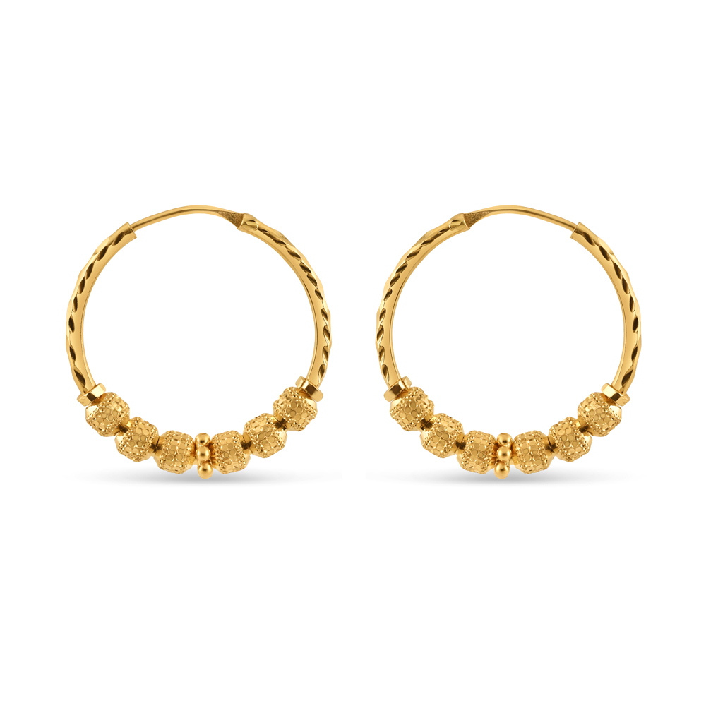 22ct Gold Perlenohrring 22ct Gold Perlenohrring