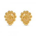 أقراط مرصعة بالذهب عيار 22 قيراط | مجموعات جالي أقراط مرصعة بالذهب عيار 22 قيراط | مجموعات جالي