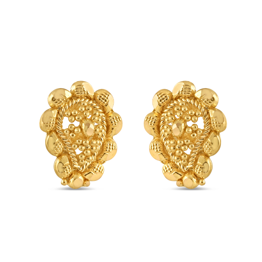 قرط ذهبي على شكل كيري المصمم | مجموعات جالي قرط ذهبي على شكل كيري المصمم | مجموعات جالي