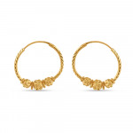 22 Ayar Altın Halka Küpe 22 Ayar Altın Halka Küpe