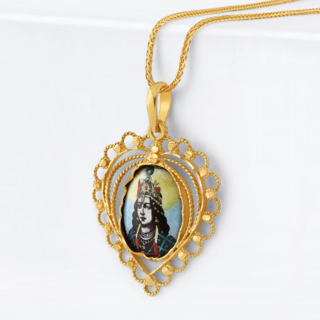 22ct Gold Lord Krishna Pendant 22ct Gold Lord Krishna Pendant