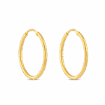 حلق دائرية ذهبي عيار 22 قيراط للسيدات حلق دائرية ذهبي عيار 22 قيراط للسيدات