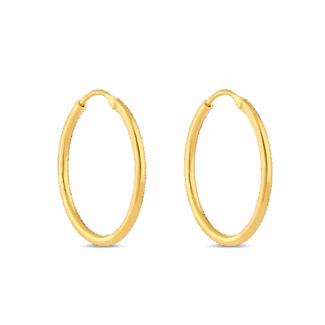 22ct Gold Ladies Plain Hoop Earring 22ct Gold Ladies Plain Hoop Earring