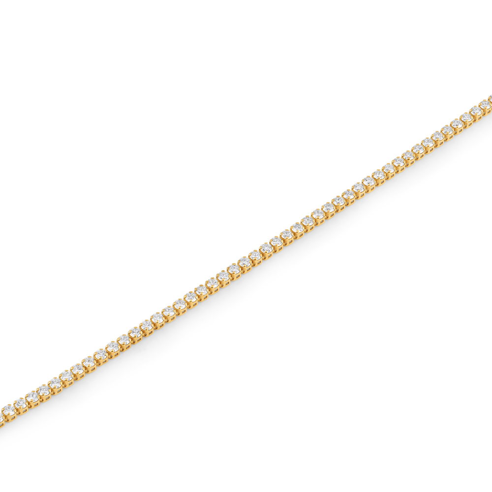 18ct Yellow Gold Bracelets With Diamond Stones Online UK