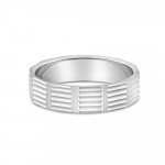 Platin Unisex Alyans Yüzük | O Beden | 5 mm