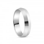 Platin Erkek Alyans Yüzük | Q Beden | 4,7 mm