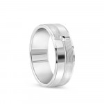 Platinum Wedding Band Ring | Size R | 7 mm