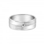 Platinum Wedding Band Ring | Size R | 7 mm
