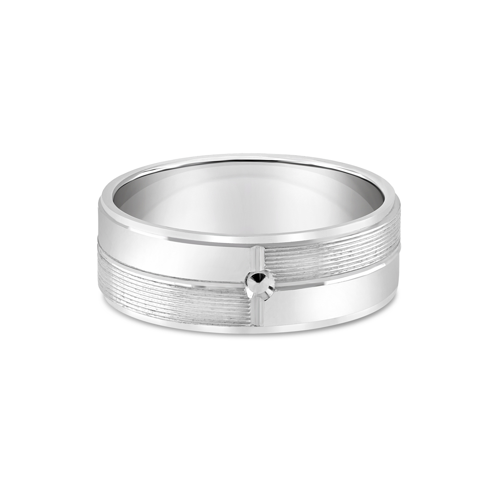 Platinum Wedding Band Ring | Size R | 7 mm