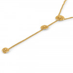 مجموعة البونشا الذهبية للسيدات عيار 22 قيراط من الذهب عيار 22 قيراط