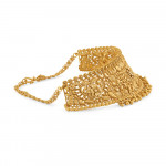 22ct Gold Braut Halskette | Antike Matte Finish | Rosetten Kollektion