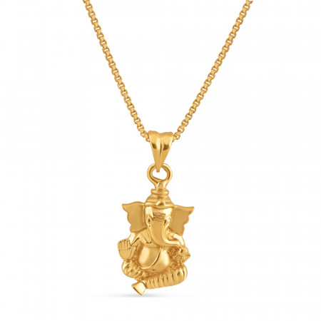 22ct Gold Ganesh Pendant | 12 mm 22ct Gold Ganesh Pendant | 12 mm