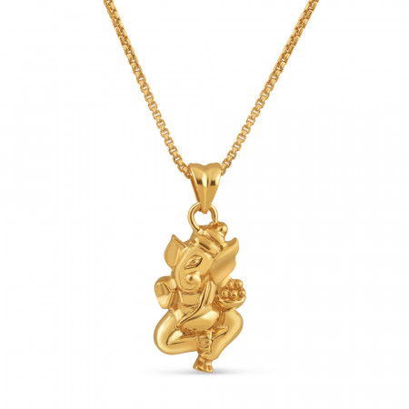 22ct Gold Ganesh Pendant | 1 Inches 22ct Gold Ganesh Pendant | 1 Inches