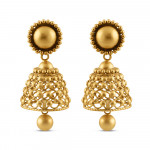 22 Ayar Altın Antik Jhumkha Küpe 22 Ayar Altın Antik Jhumkha Küpe