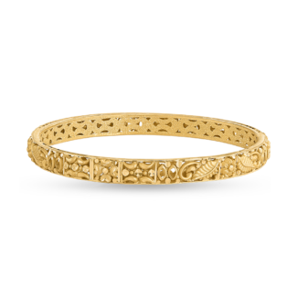 22ct Sunrise Gold Bangle for Bridal | Rosettes Collection | Size 2.6 22ct Sunrise Gold Bangle for Bridal | Rosettes Collection | Size 2.6