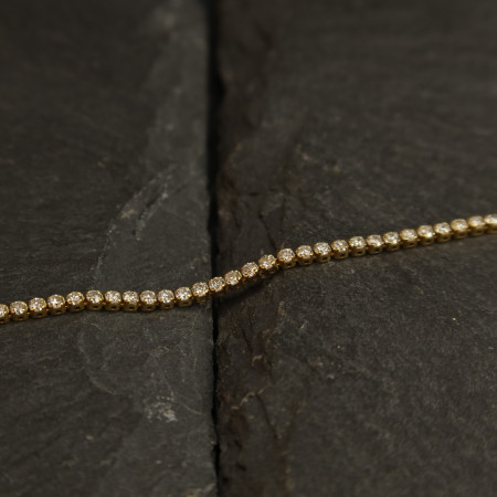 18ct Yellow Gold Ladies Bracelets With Diamond Stones
