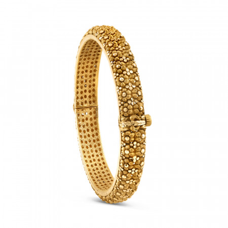 22ct Gold Bangle for Bridal | Size 2.4 | Rosettes Collection 22ct Gold Bangle for Bridal | Size 2.4 | Rosettes Collection