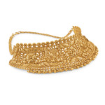 22ct Gold Halskette für Braut | Antike Matte Finish | Rosette Kollektion