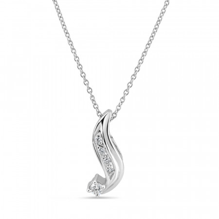 18ct Pendant White gold pendant with Diamond 18ct Pendant White gold pendant with Diamond