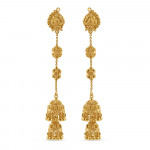 22 Ayar Altın Jhumkha Küpe | Jali Filigree Koleksiyonu 22 Ayar Altın Jhumkha Küpe | Jali Filigree Koleksiyonu
