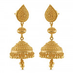 Bayanlar İçin 22 Ayar Altın Jhumkha Küpe | Jali Filigree Koleksiyonu Bayanlar İçin 22 Ayar Altın Jhumkha Küpe | Jali Filigree Koleksiyonu