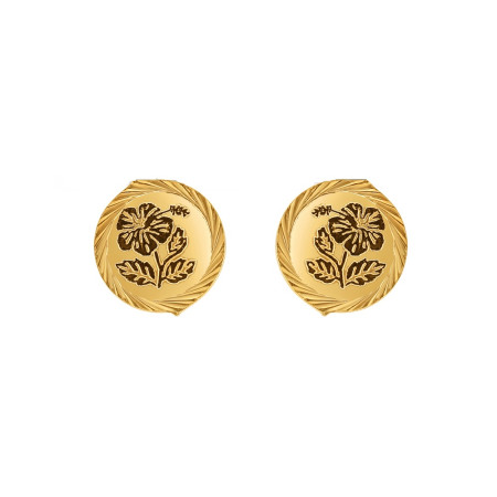 22ct Gold Flora Stud Earring for Ladies 22ct Gold Flora Stud Earring for Ladies