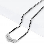 18 Ayar Beyaz Altın Pırlantalı Mangalsutra 18 Ayar Beyaz Altın Pırlantalı Mangalsutra