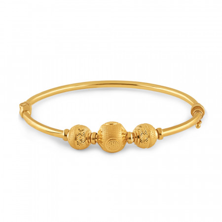 22ct Gold Bangle | Rose Gold Finish | 2.6 Size 22ct Gold Bangle | Rose Gold Finish | 2.6 Size