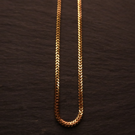 22 Ayar Altın | Tilki Kuyruğu Zincir | 20 İnç | 1,3 mm Kalınlık 22 Ayar Altın | Tilki Kuyruğu Zincir | 20 İnç | 1,3 mm Kalınlık