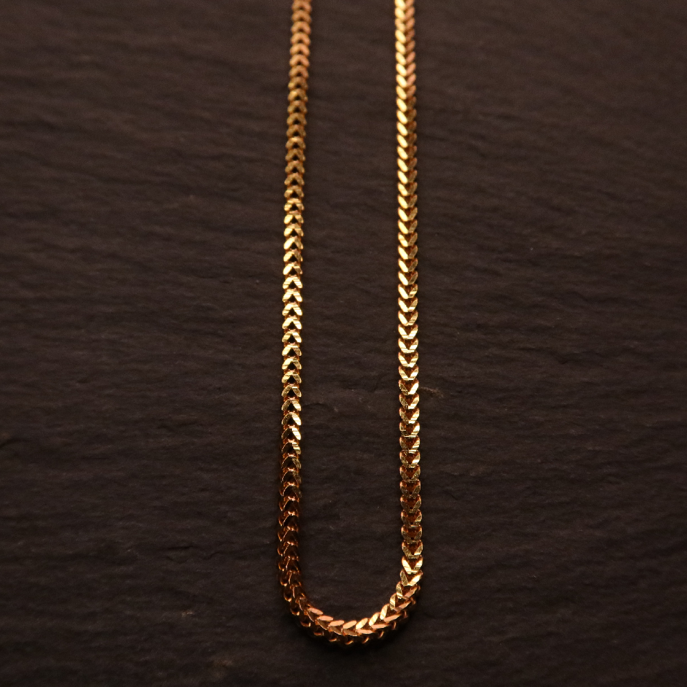 22 Ayar Altın | Tilki Kuyruğu Zincir | 20 İnç | 1,3 mm Kalınlık 22 Ayar Altın | Tilki Kuyruğu Zincir | 20 İnç | 1,3 mm Kalınlık