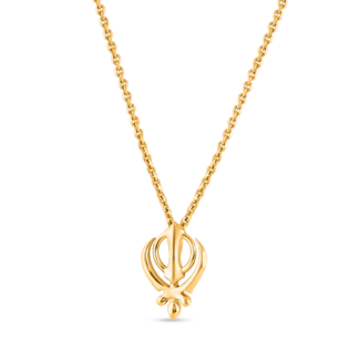 22ct Gold Khanda Pendant 22ct Gold Khanda Pendant