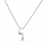 Bayanlar İçin Pırlantalı Platin Kolye